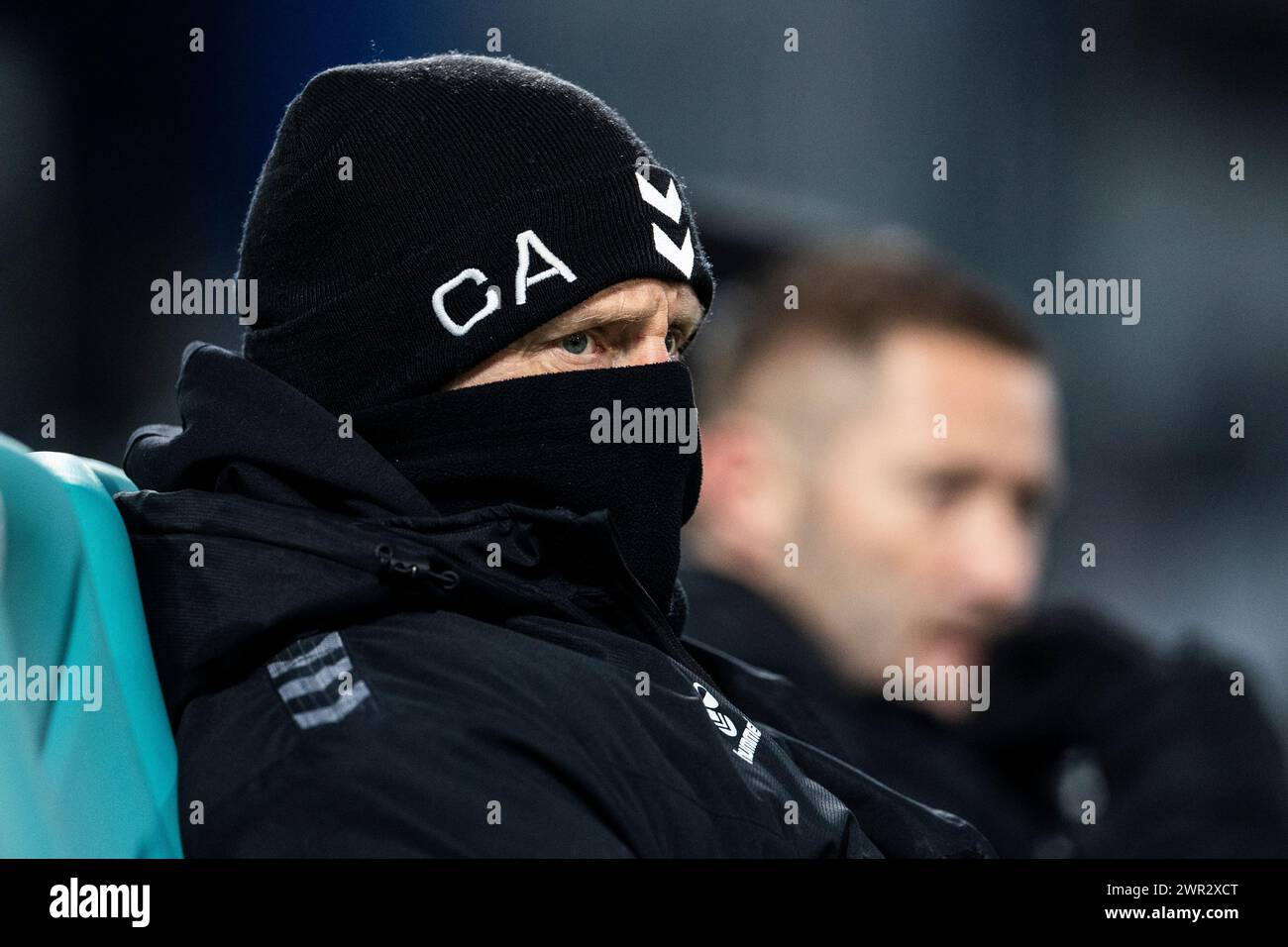 Viborg, Dänemark. März 2024. Torhüter Casper Ankergren von Broendby, WENN er während des 3F Superliga-Spiels zwischen Viborg FF und Broendby IF in der Energy Viborg Arena in Viborg gesehen wurde. (Foto: Gonzales Foto - Teis Markfoged). Stockfoto