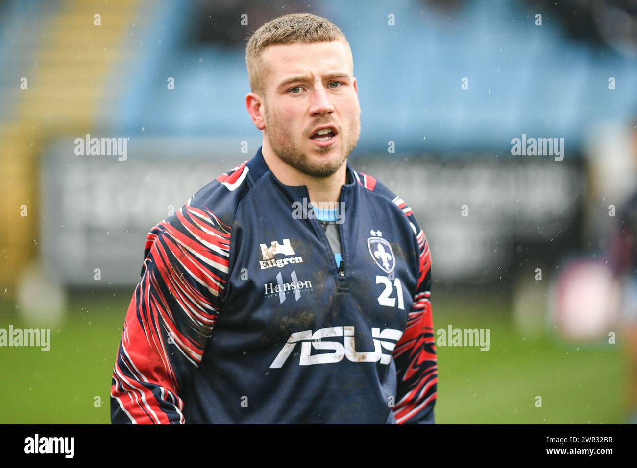 Featherstone, Großbritannien. März 2024. Thomas Doyle von Wakefield Trinity. Rugby League Betfred Challenge Cup, Featherstone Rovers vs Wakefield Trinity im Millennium Stadium, Featherstone, UK Credit: Dean Williams/Alamy Live News Stockfoto
