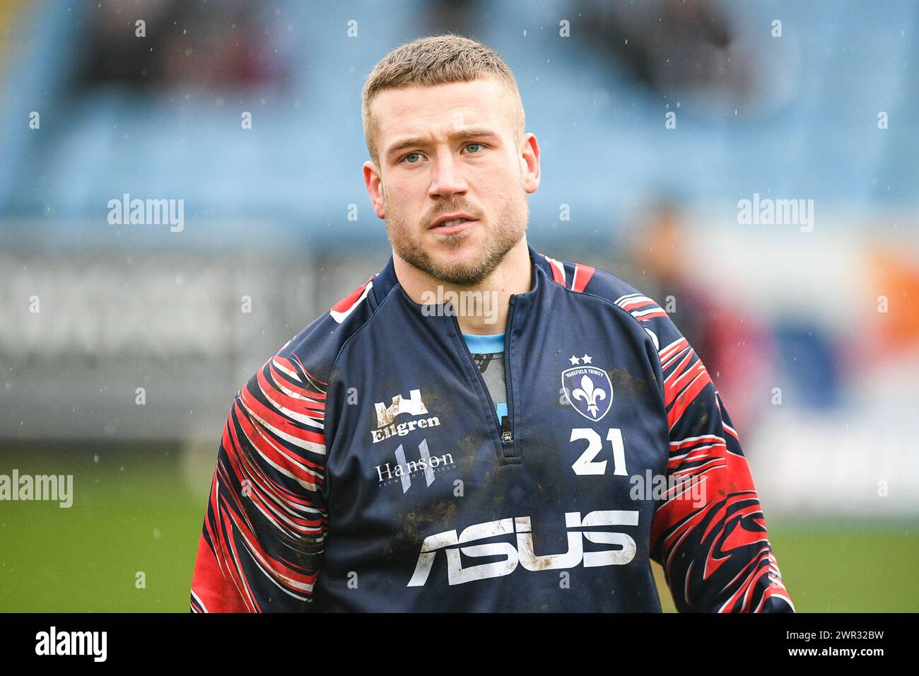Featherstone, Großbritannien. März 2024. Thomas Doyle von Wakefield Trinity. Rugby League Betfred Challenge Cup, Featherstone Rovers vs Wakefield Trinity im Millennium Stadium, Featherstone, UK Credit: Dean Williams/Alamy Live News Stockfoto