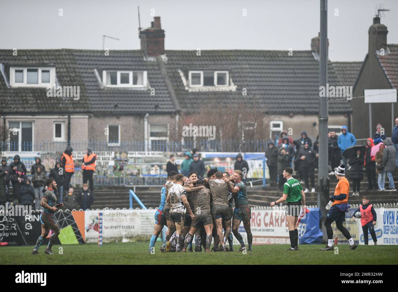 Featherstone, Großbritannien. März 2024. Frakas. Rugby League Betfred Challenge Cup, Featherstone Rovers vs Wakefield Trinity im Millennium Stadium, Featherstone, UK Credit: Dean Williams/Alamy Live News Stockfoto