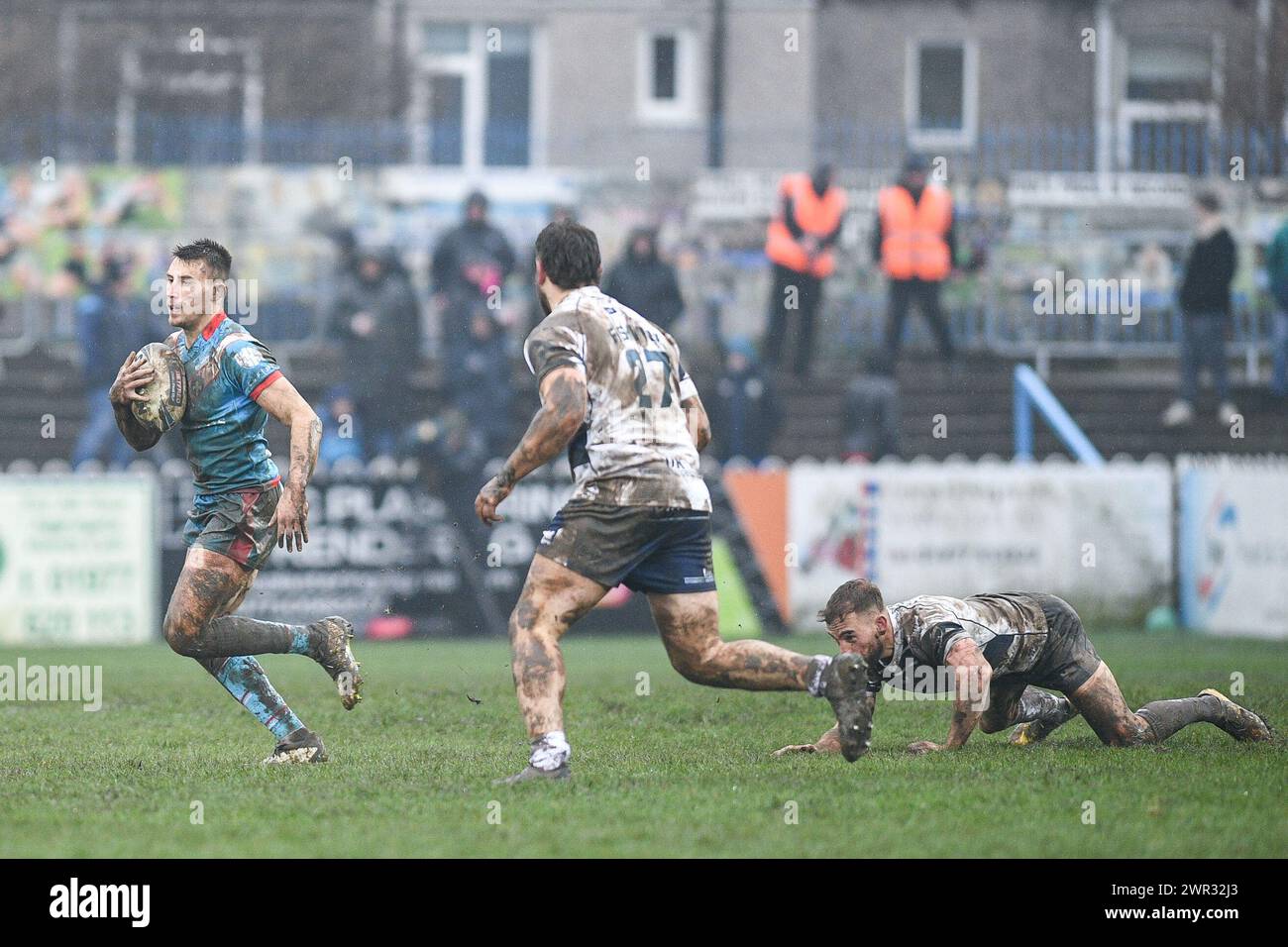 Featherstone, Großbritannien. März 2024. Oliver Pratt von Wakefield Trinity. Rugby League Betfred Challenge Cup, Featherstone Rovers vs Wakefield Trinity im Millennium Stadium, Featherstone, UK Credit: Dean Williams/Alamy Live News Stockfoto