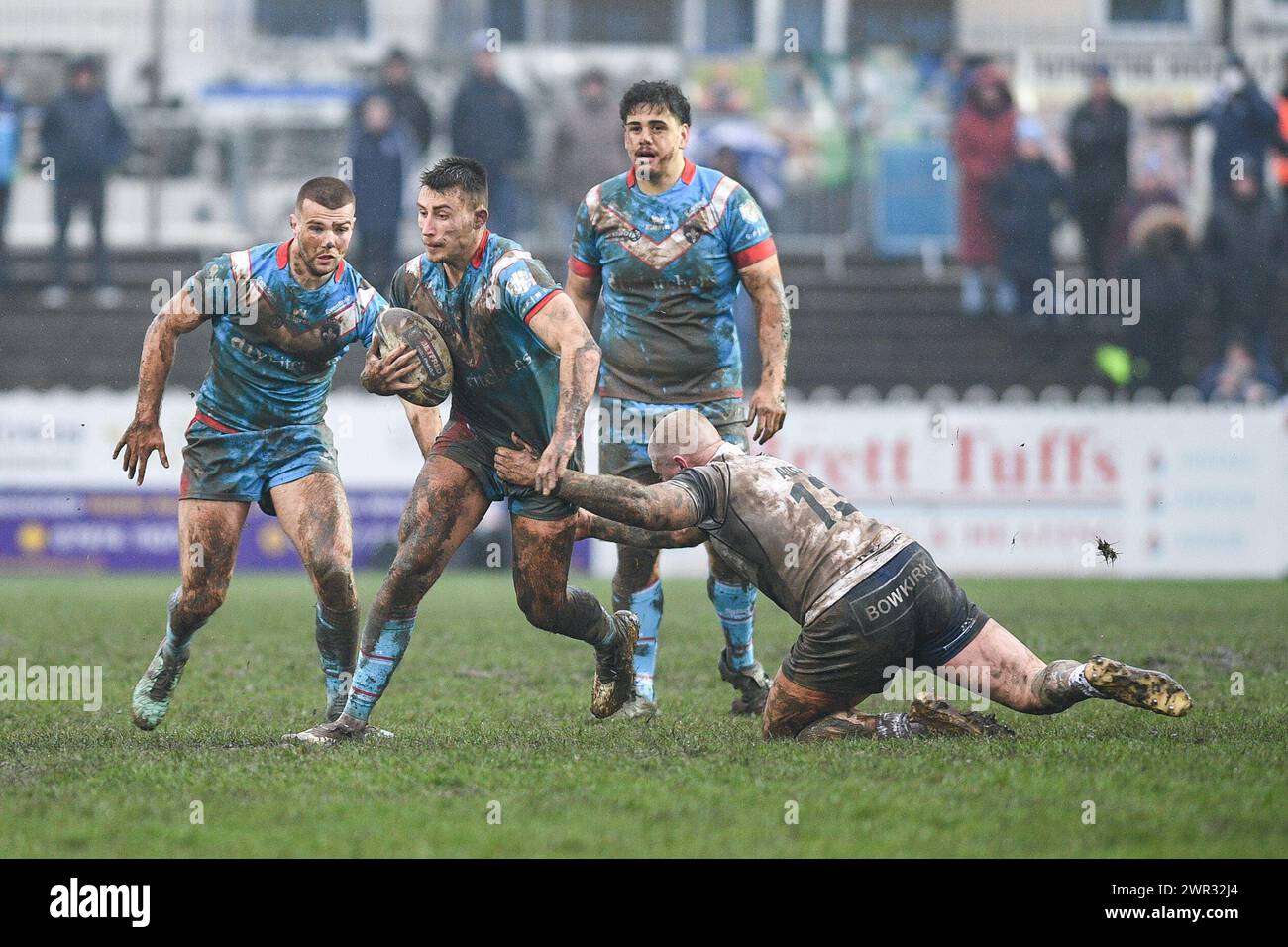 Featherstone, Großbritannien. März 2024. Oliver Pratt von Wakefield Trinity. Rugby League Betfred Challenge Cup, Featherstone Rovers vs Wakefield Trinity im Millennium Stadium, Featherstone, UK Credit: Dean Williams/Alamy Live News Stockfoto