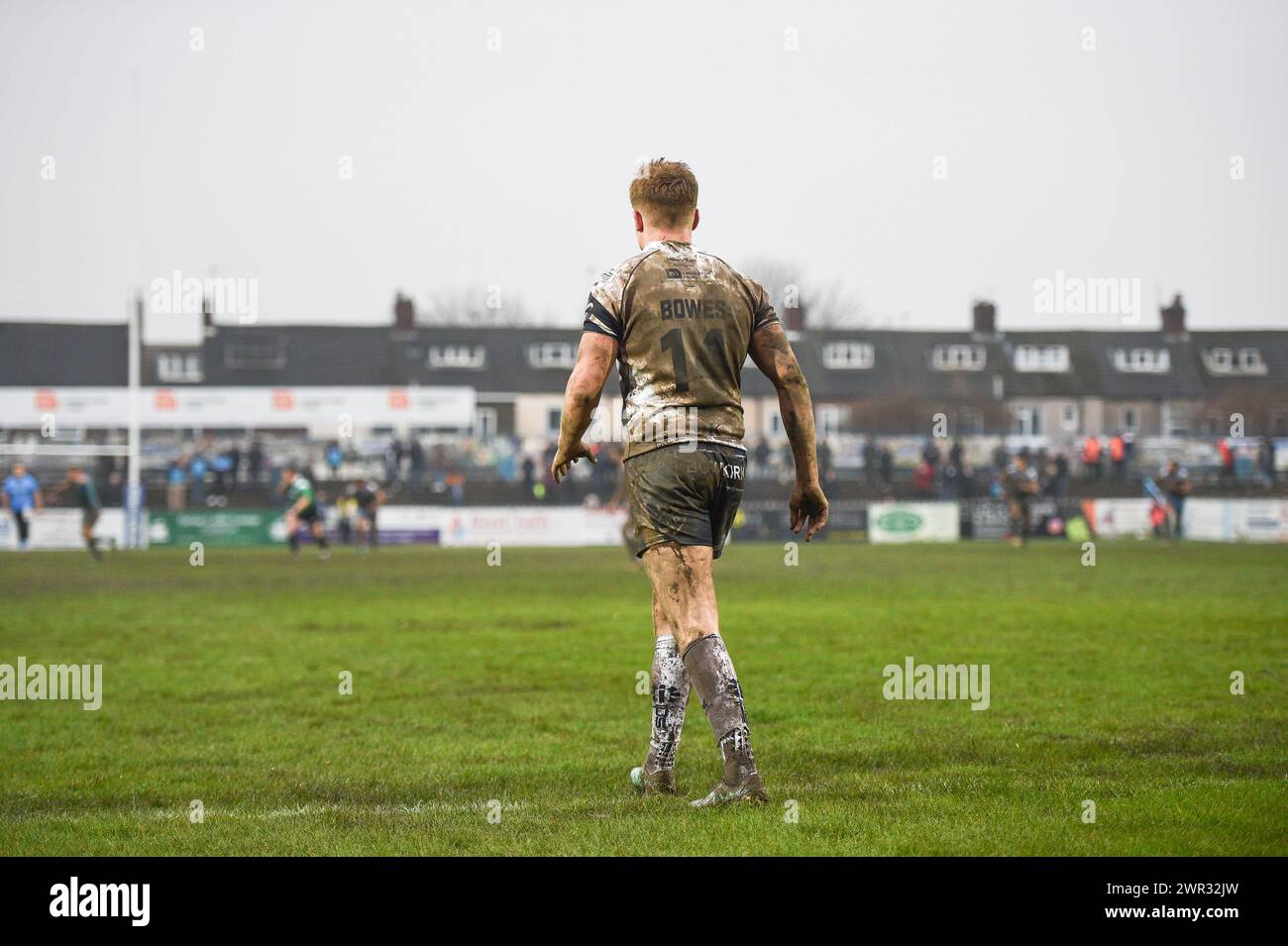 Featherstone, Großbritannien. März 2024. Harry Bowes von den Featherstone Rovers. Rugby League Betfred Challenge Cup, Featherstone Rovers vs Wakefield Trinity im Millennium Stadium, Featherstone, UK Credit: Dean Williams/Alamy Live News Stockfoto