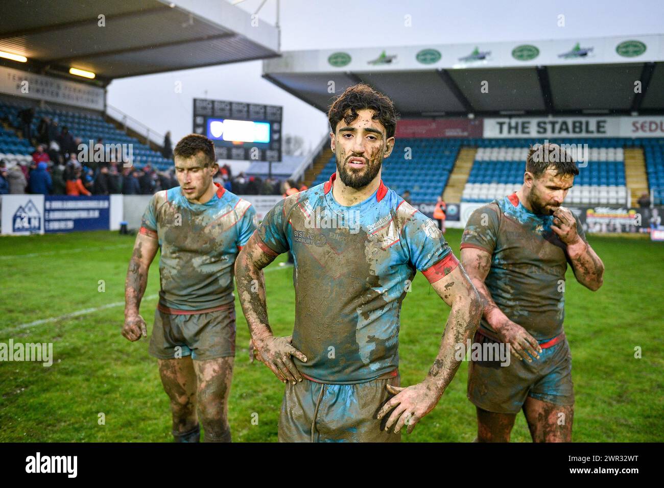 Featherstone, Großbritannien. März 2024. Romain Franco von Wakefield Trinity. Rugby League Betfred Challenge Cup, Featherstone Rovers vs Wakefield Trinity im Millennium Stadium, Featherstone, UK Credit: Dean Williams/Alamy Live News Stockfoto