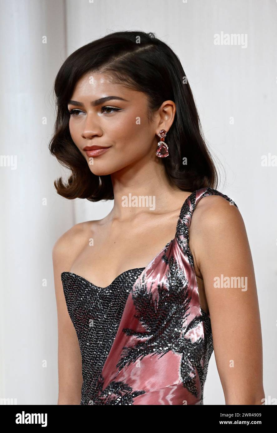 Los Angeles, Ca. März 2024. Zendaya beim 96. Jährlichen Oscars im Ovation Hollywood am 10. März 2024 in Los Angeles, Kalifornien. Quelle: Valerie Goodloe/Media Punch/Alamy Live News Stockfoto