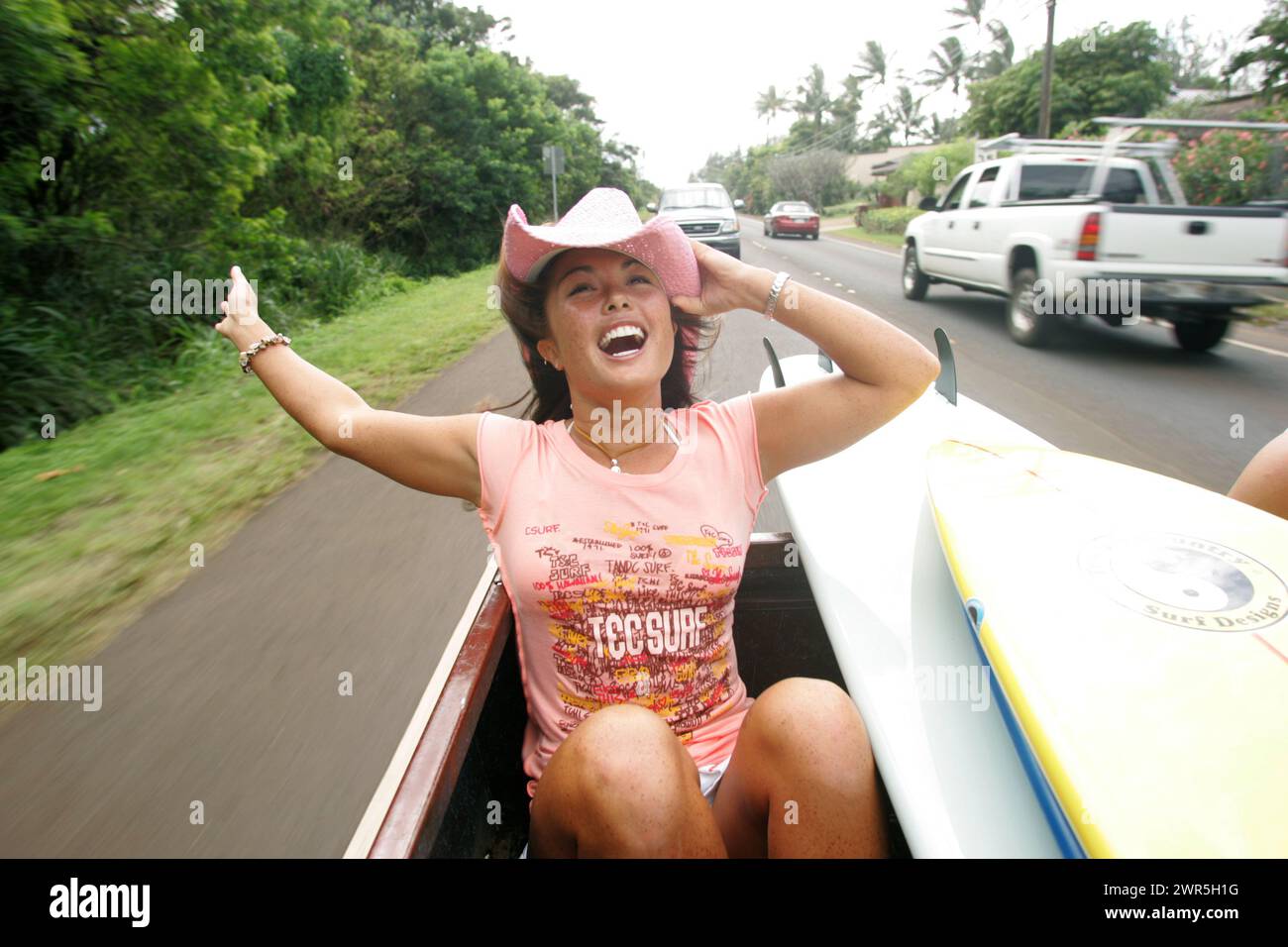 Surfer Lifestyle in Oahu, Hawaii Stockfoto