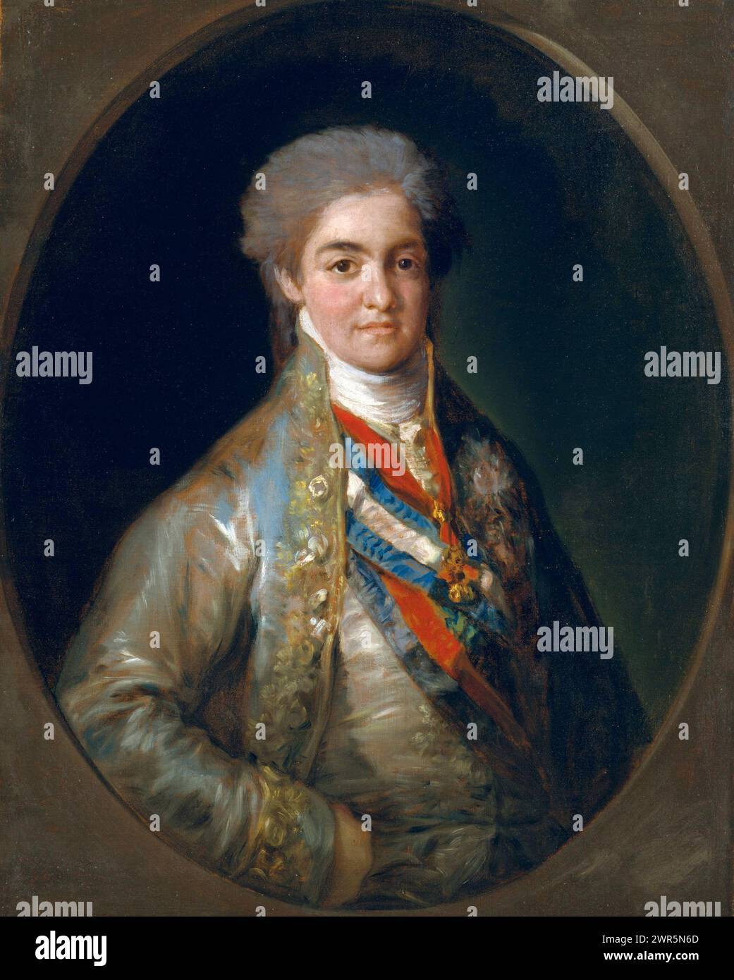 Ferdinand VII., 1784–1833, ein junger Prinz von Asturien 1800, dann König von Spanien ab 1808, Ölgemälde des spanischen Künstlers Goya Stockfoto