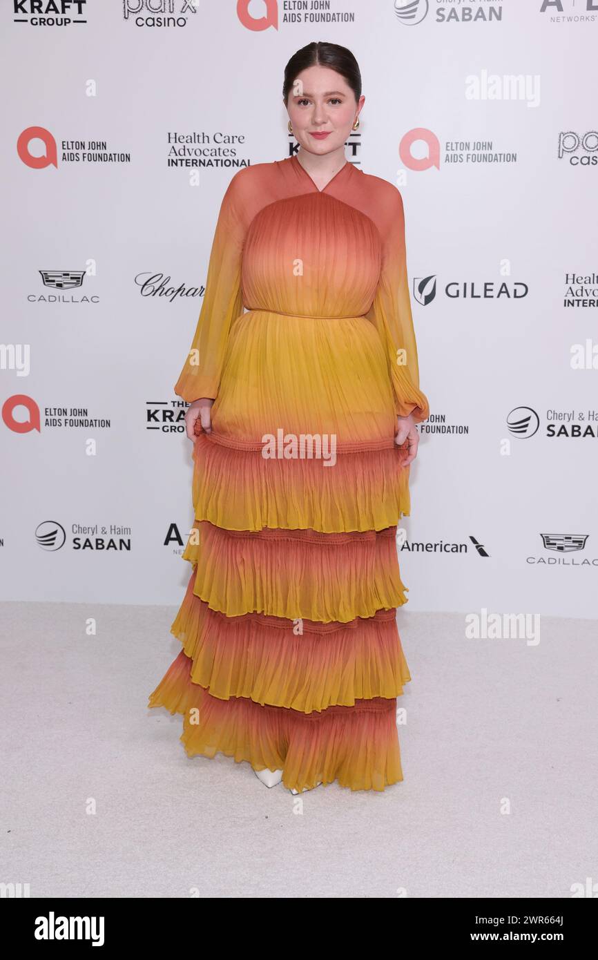 West Hollywood, Ca. März 2024. Bei der 32. Jährlichen Elton John AIDS Foundation Academy Awards Viewing Party im City of West Hollywood Park am 10. März 2024 in West Hollywood, Kalifornien. Quelle: Faye Sadou/Media Punch/Alamy Live News Stockfoto