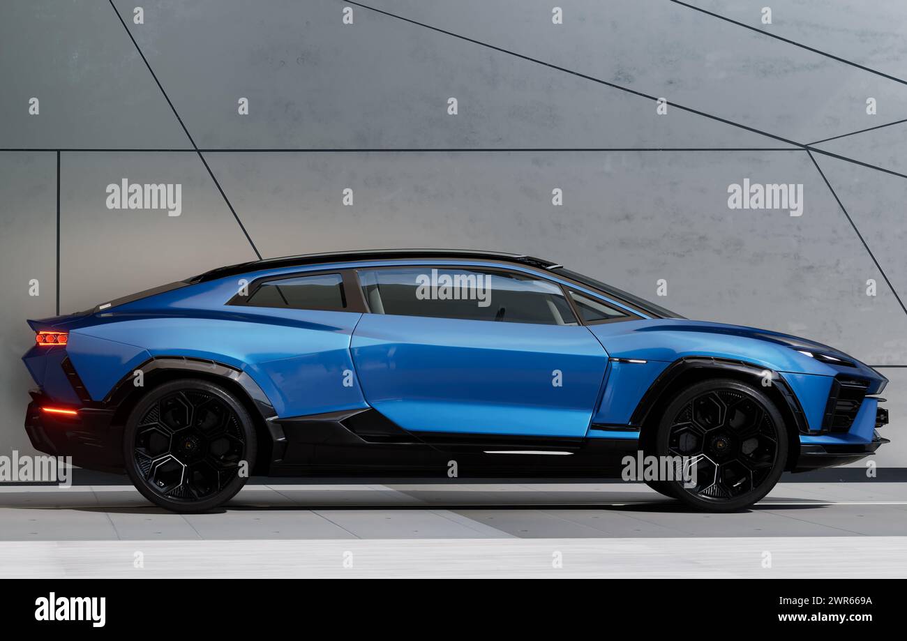 Elektrischer Lamborghini Lanzador mit bis zu 1.360 PS Stockfoto