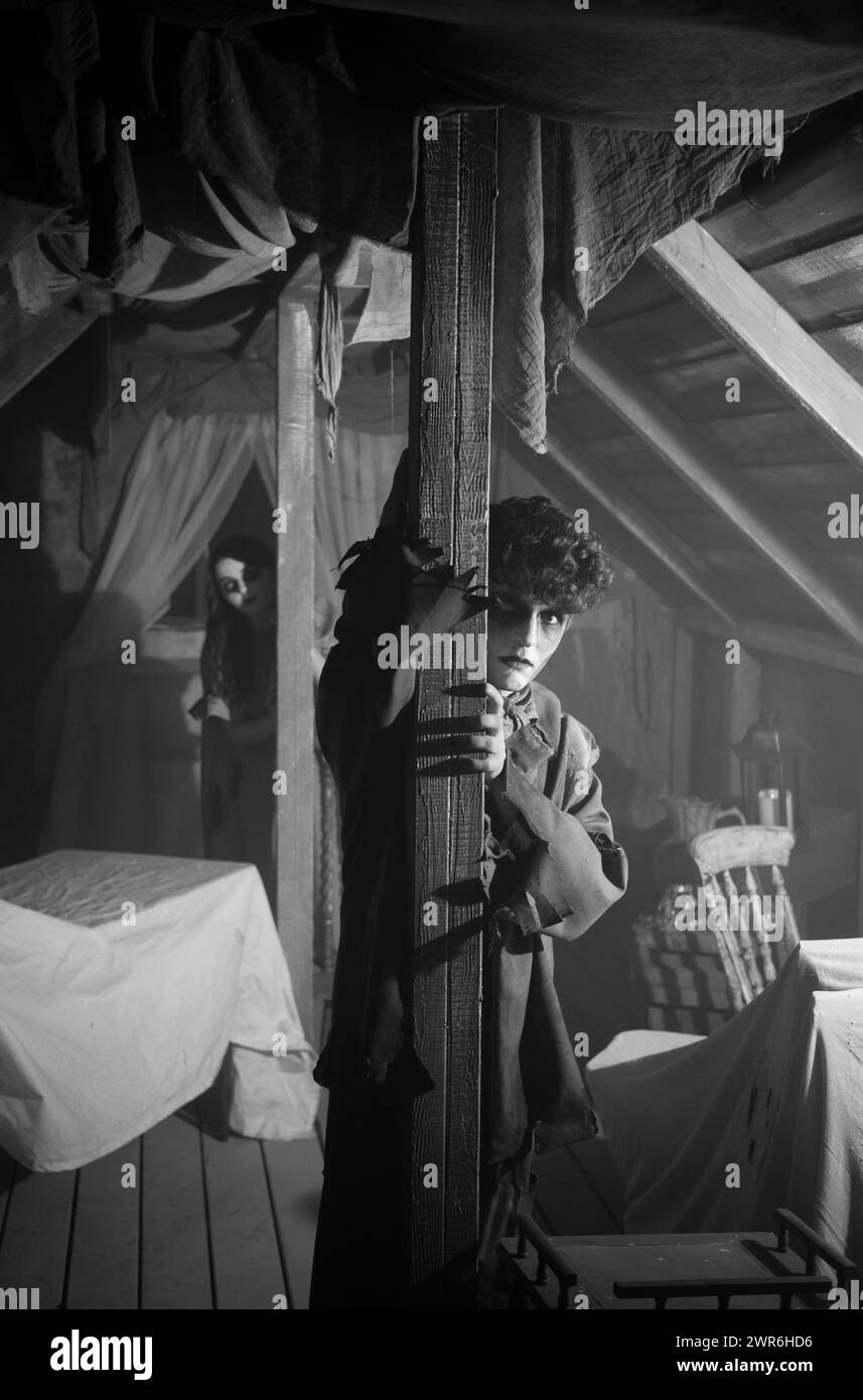 10/19 Alton Towers, Scarefest. Stockfoto