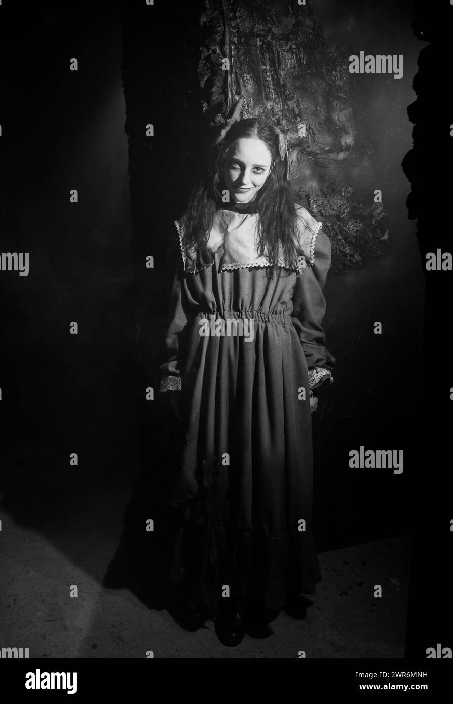 10/19 Alton Towers, Scarefest. Stockfoto