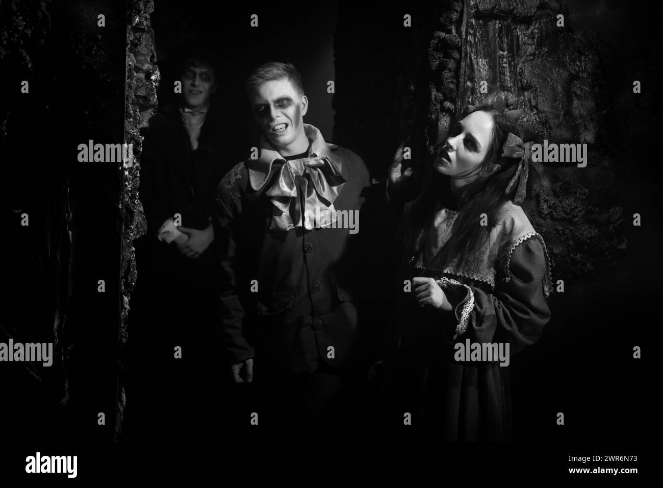 10/19 Alton Towers, Scarefest. Stockfoto