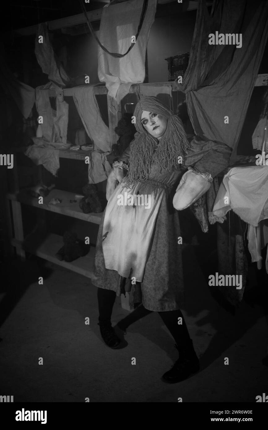 10/19 Alton Towers, Scarefest. Stockfoto