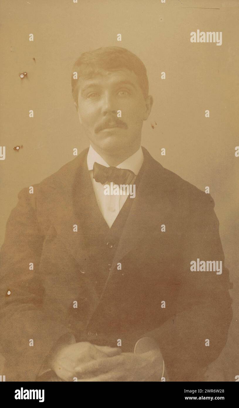 Porträt des Künstlers Rik Wouters, anonym, Okt. 1915, baryta-Papier, Höhe 170 mm x Breite 106 mm, Foto Stockfoto
