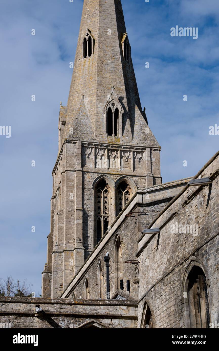 St. John the Baptist Church, Keyston, Cambridgeshire, England, Großbritannien Stockfoto