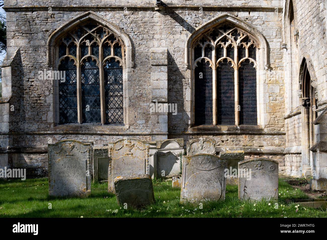 St. John the Baptist Church, Keyston, Cambridgeshire, England, Großbritannien Stockfoto