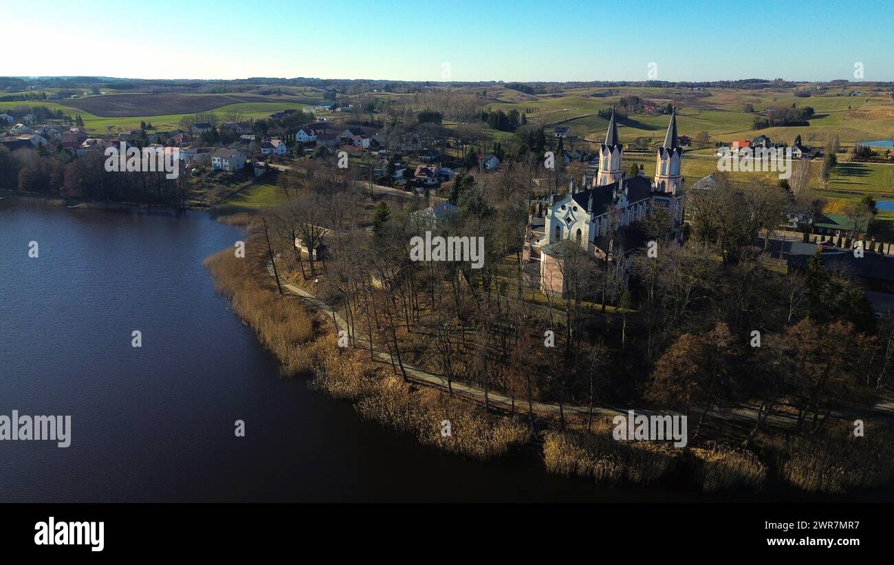 Polnisches Land, Punsk Stockfoto