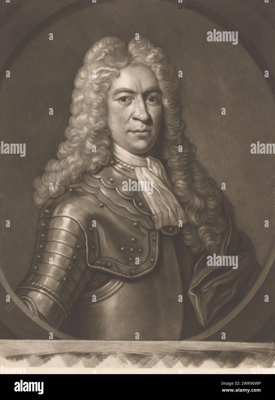 Porträt von John Armstrong, Druckerei: James McArdell, London, 1753, Papier, Höhe 327 mm x Breite 248 mm, Druck Stockfoto