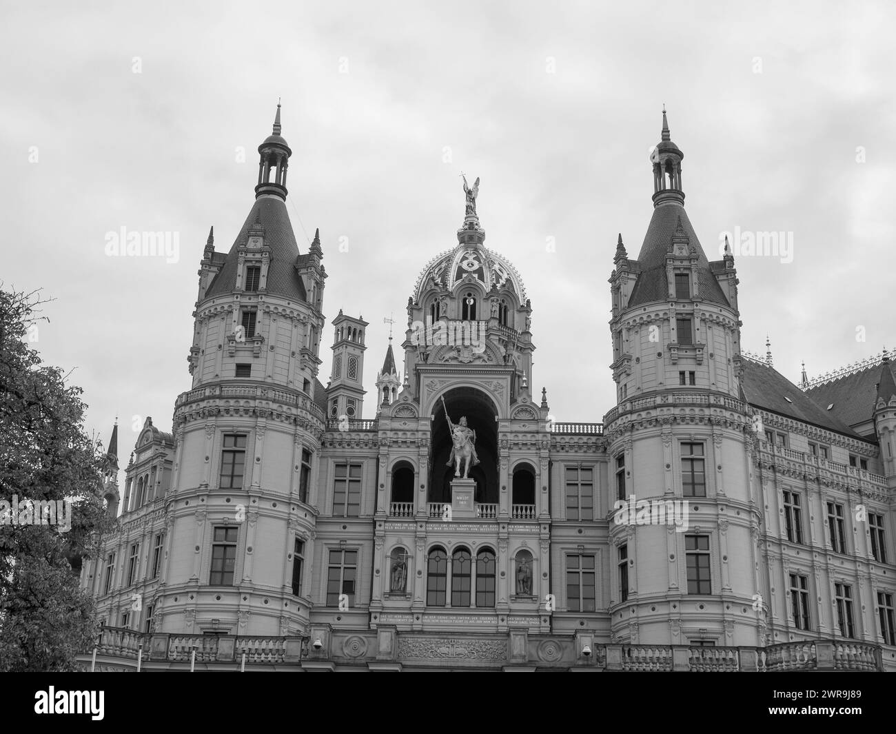 Die Stadt Schwerin in deutschland Stockfoto