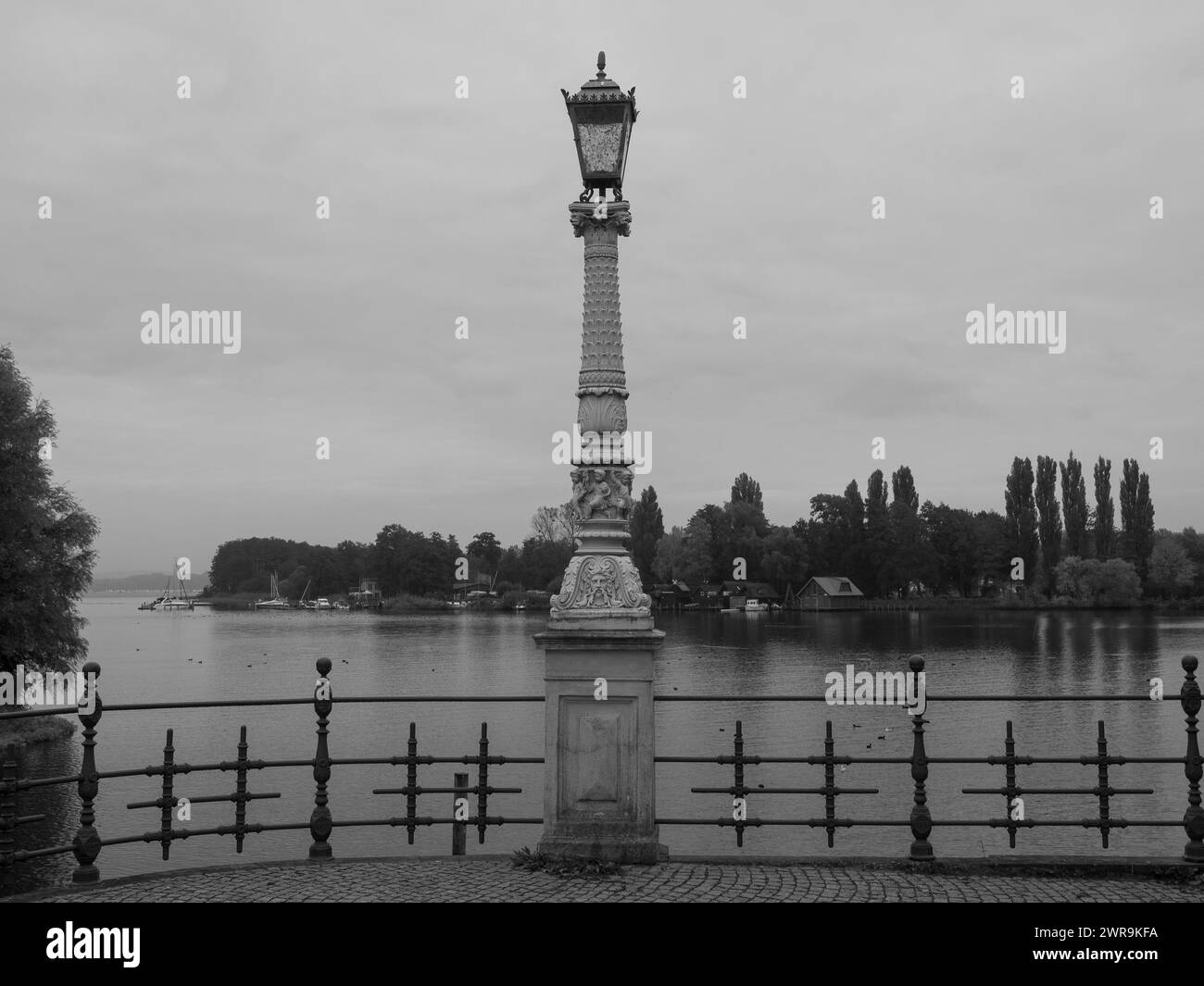 Die Stadt Schwerin in deutschland Stockfoto