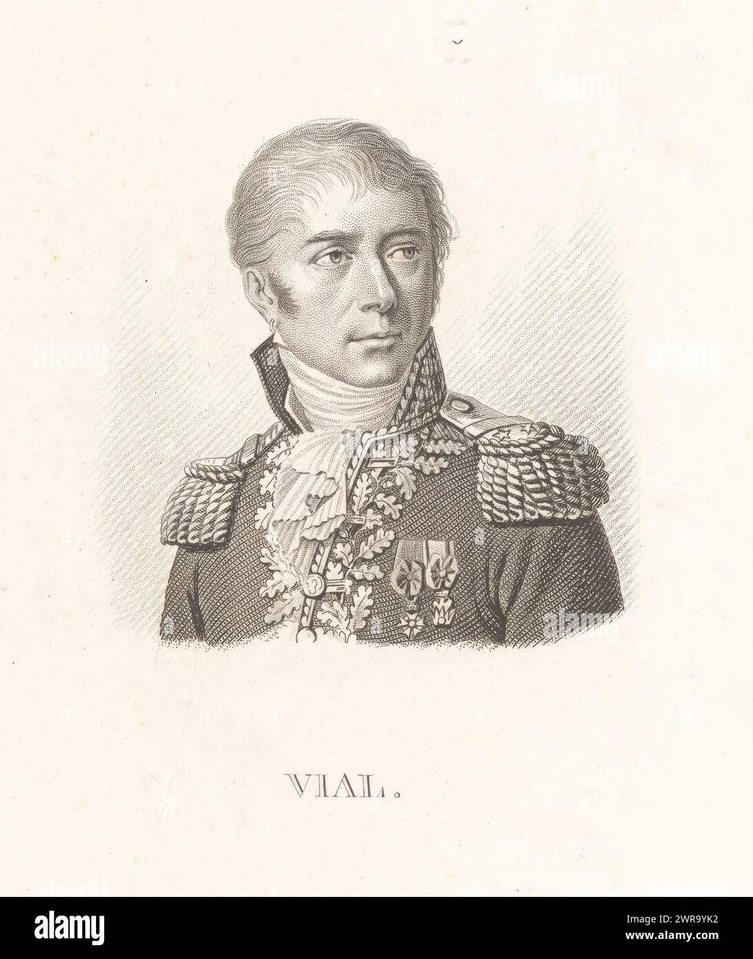 Porträt von Honoré Vial, Druckerei: Charles Aimé Forestier, (zugeschrieben), Ambroise Tardieu, Verlag: Charles Louis Fleury Panckoucke, Druckerei: Paris, Frankreich, Verlag: Paris, um 1818, Papier, Ätzen, Höhe 211 mm x Breite 135 mm, Druck Stockfoto