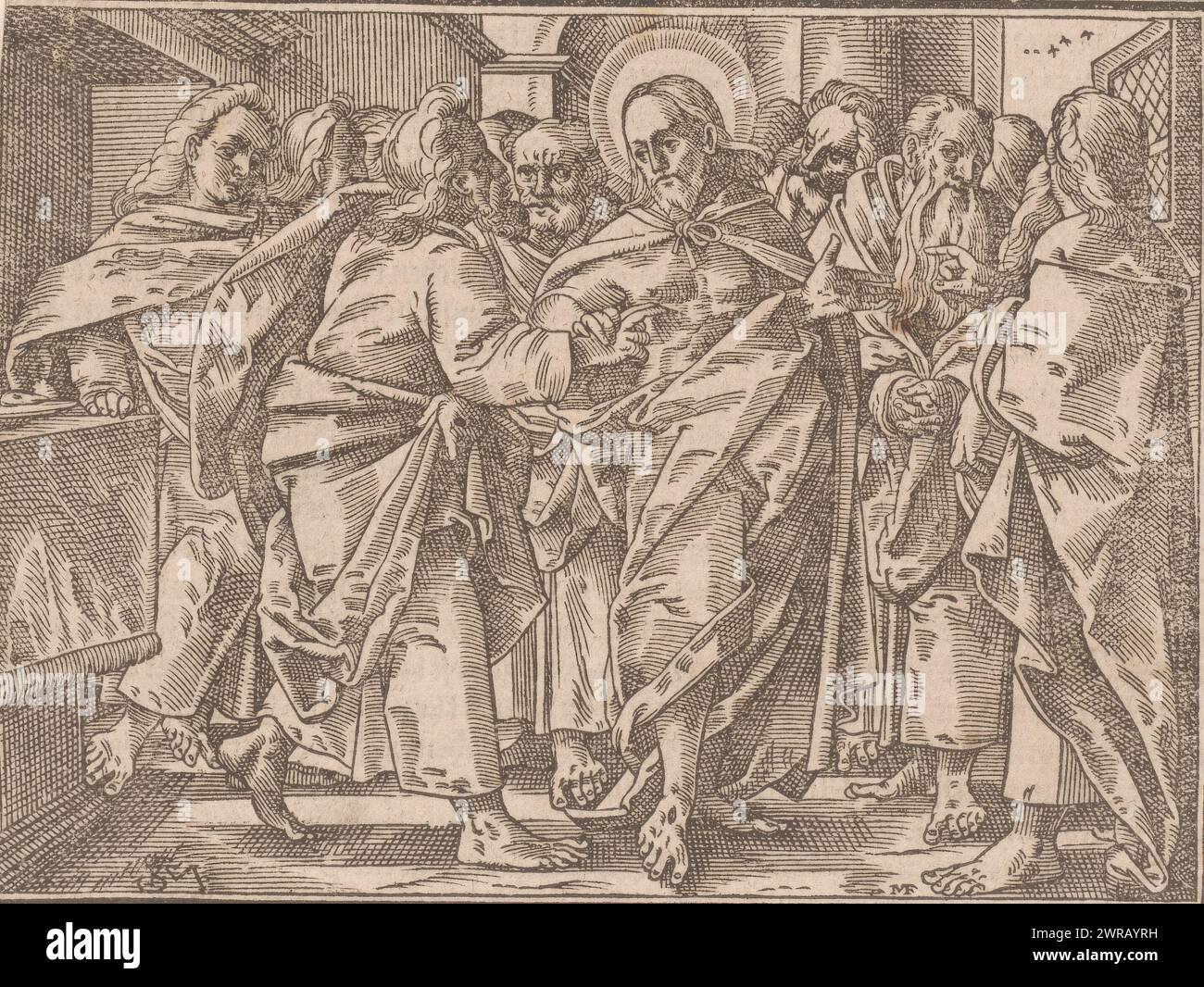 Unglauving Thomas, Druckerei: Lucas Mayer, nach Entwurf: Christoph Murer, Verlag: Christoph von der Heyden, 1625, Papier, Höhe 108 mm x Breite 147 mm, Druck Stockfoto