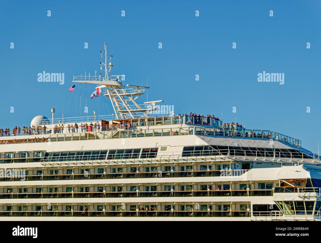 Cape Canaveral, Florida - 28. Januar 2024: Cape Canaveral ist die Heimat von Port Canaveral, einem der meistbesuchten Kreuzfahrthäfen der Welt, und ist Teil einer r Stockfoto