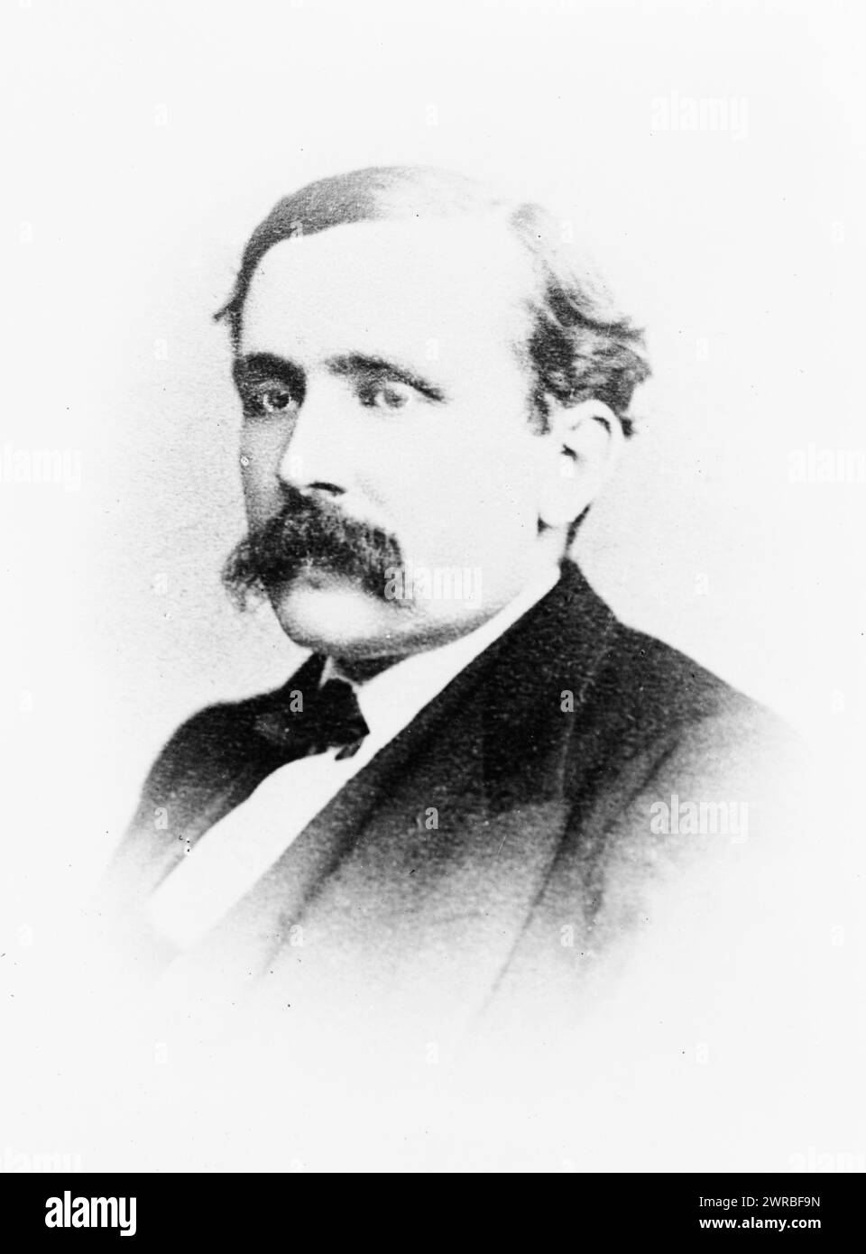 G.W. Smith, BV nicht Brig. Allgemein, Kopf-und-Schultern-Porträt, nach links gerichtet, zwischen 1861 und 1865, Smith, G. W, Fotodrucke, 1860-1870., Porträtfotos, 1860-1870, Fotodrucke, 1860-1870, 1 fotodruck Stockfoto