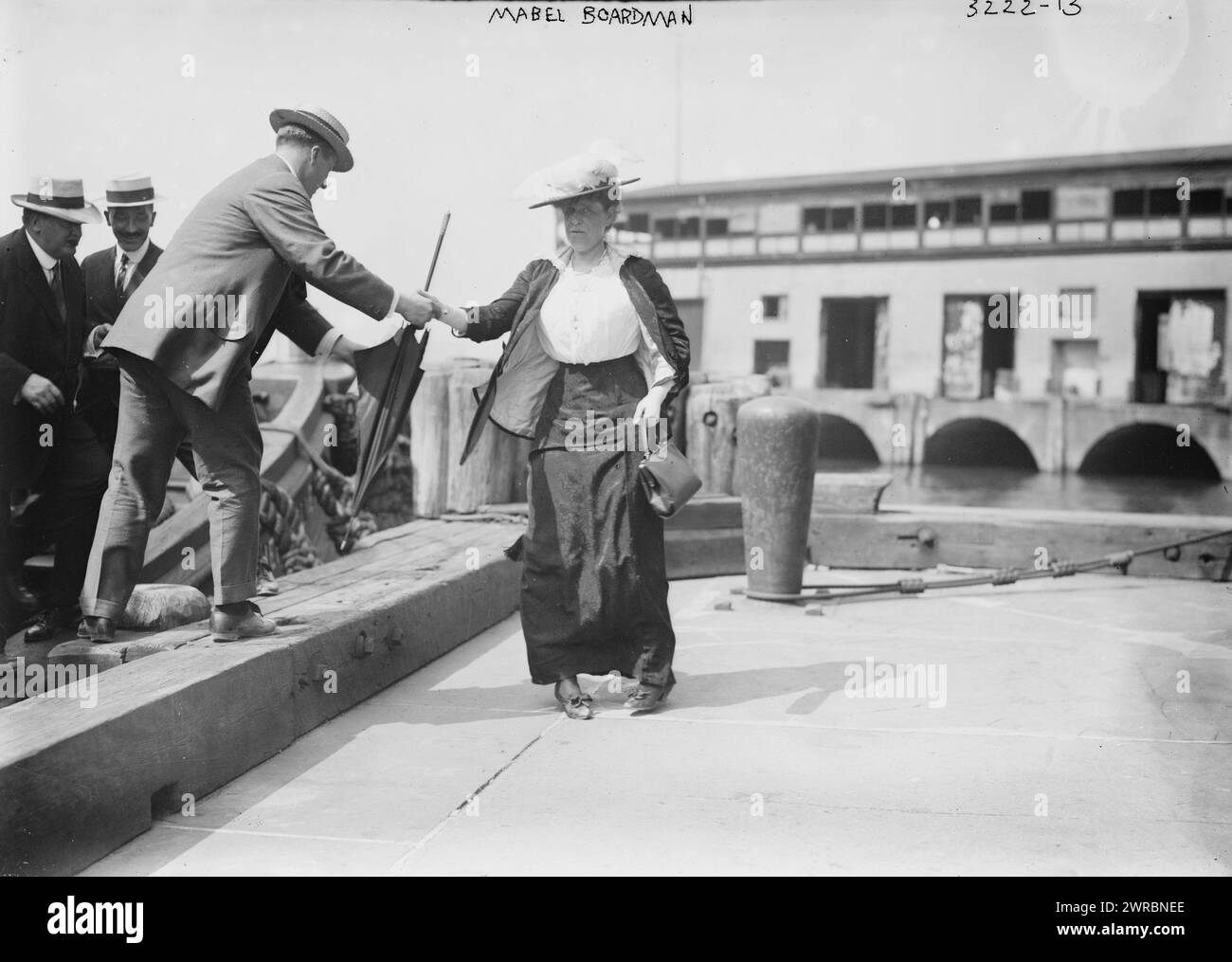 Mabel Boardman, zwischen ca. 1910 und ca. 1915, Glasnegative, 1 negativ: Glas Stockfoto