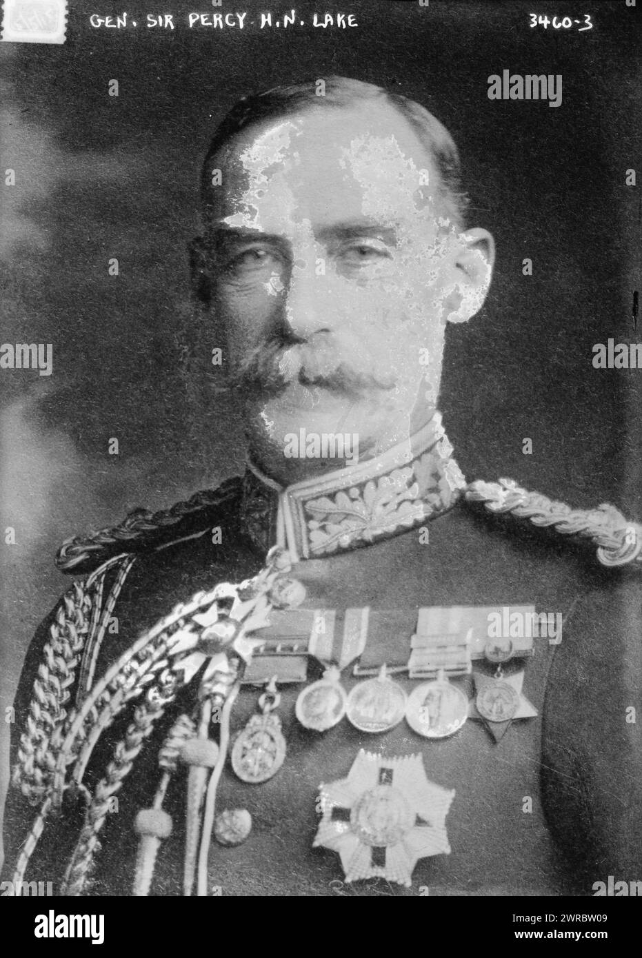 General Sir Percy H.N. Lake, zwischen ca. 1910 und ca. 1915, Glasnegative, 1 negativ: Glas Stockfoto