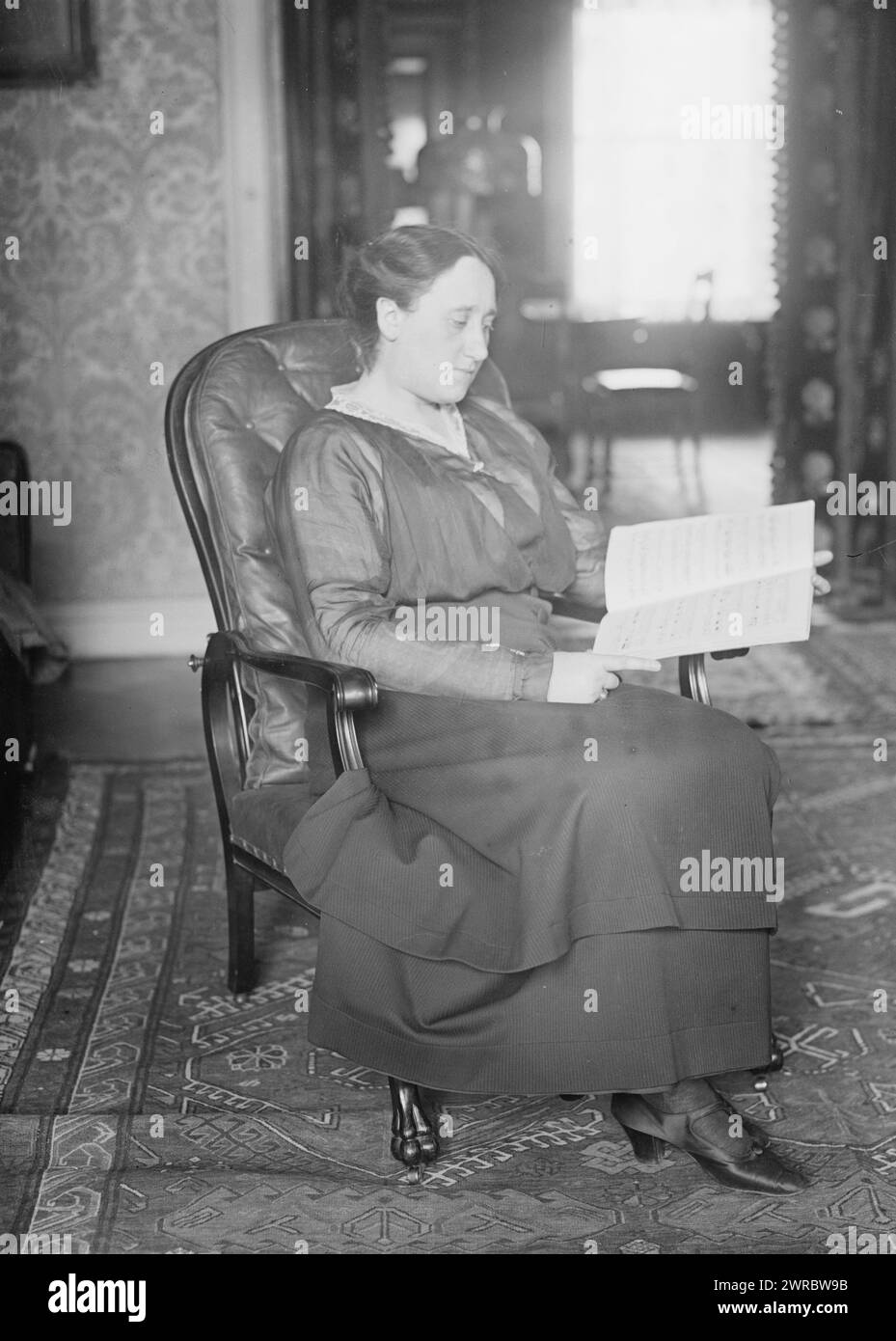 Melanie Kurt, Foto zeigt die deutsche Sopransängerin Melanie Kurt (1880–1941), die 1915 mit der Metropolitan Opera debütierte. 1910 und ca. 1915, Glasnegative, 1 negativ: Glas Stockfoto