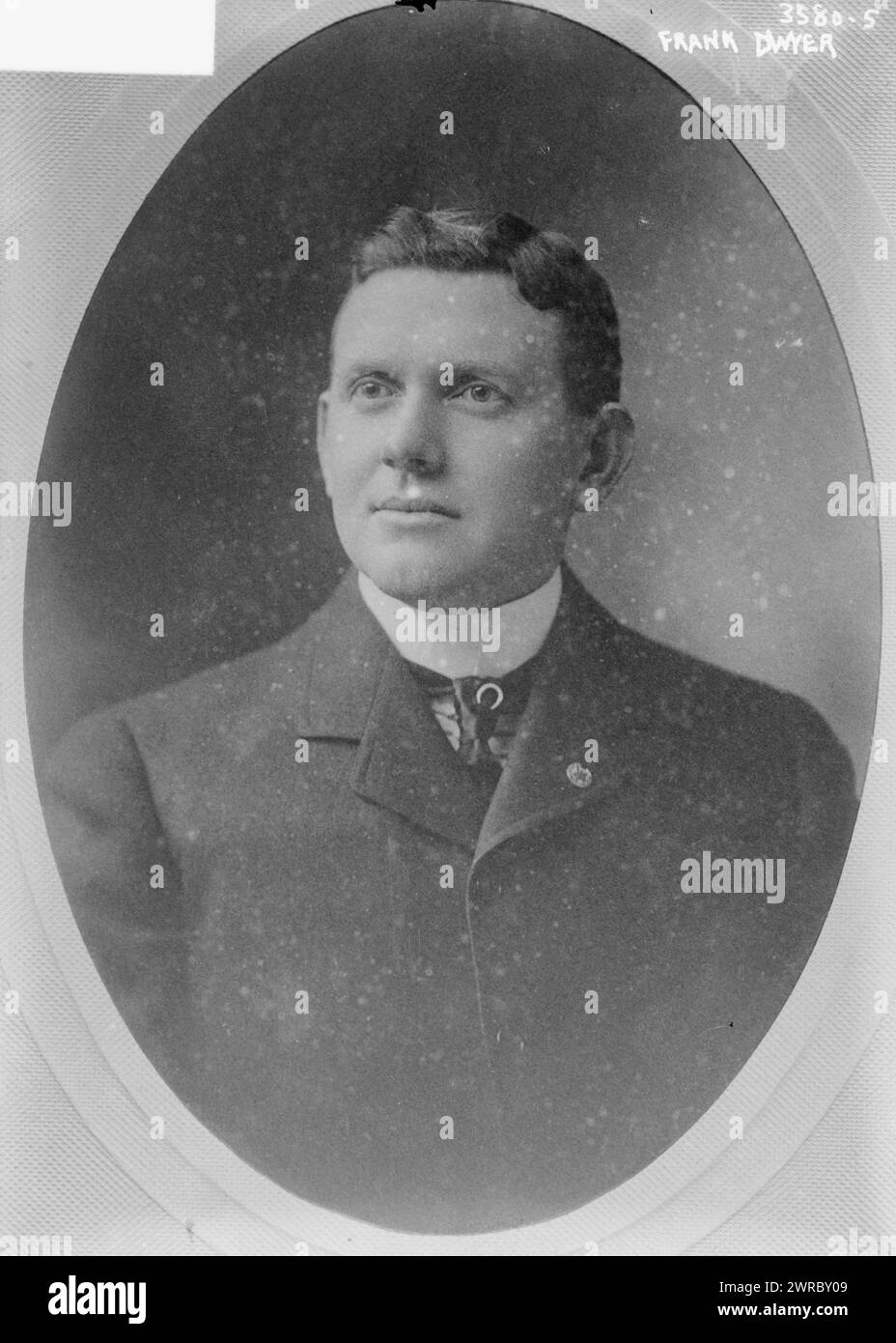 Frank Dwyer, Foto zeigt Baseballspieler John Francis Dwyer (1868–1943). 1910 und ca. 1915, Glasnegative, 1 negativ: Glas Stockfoto