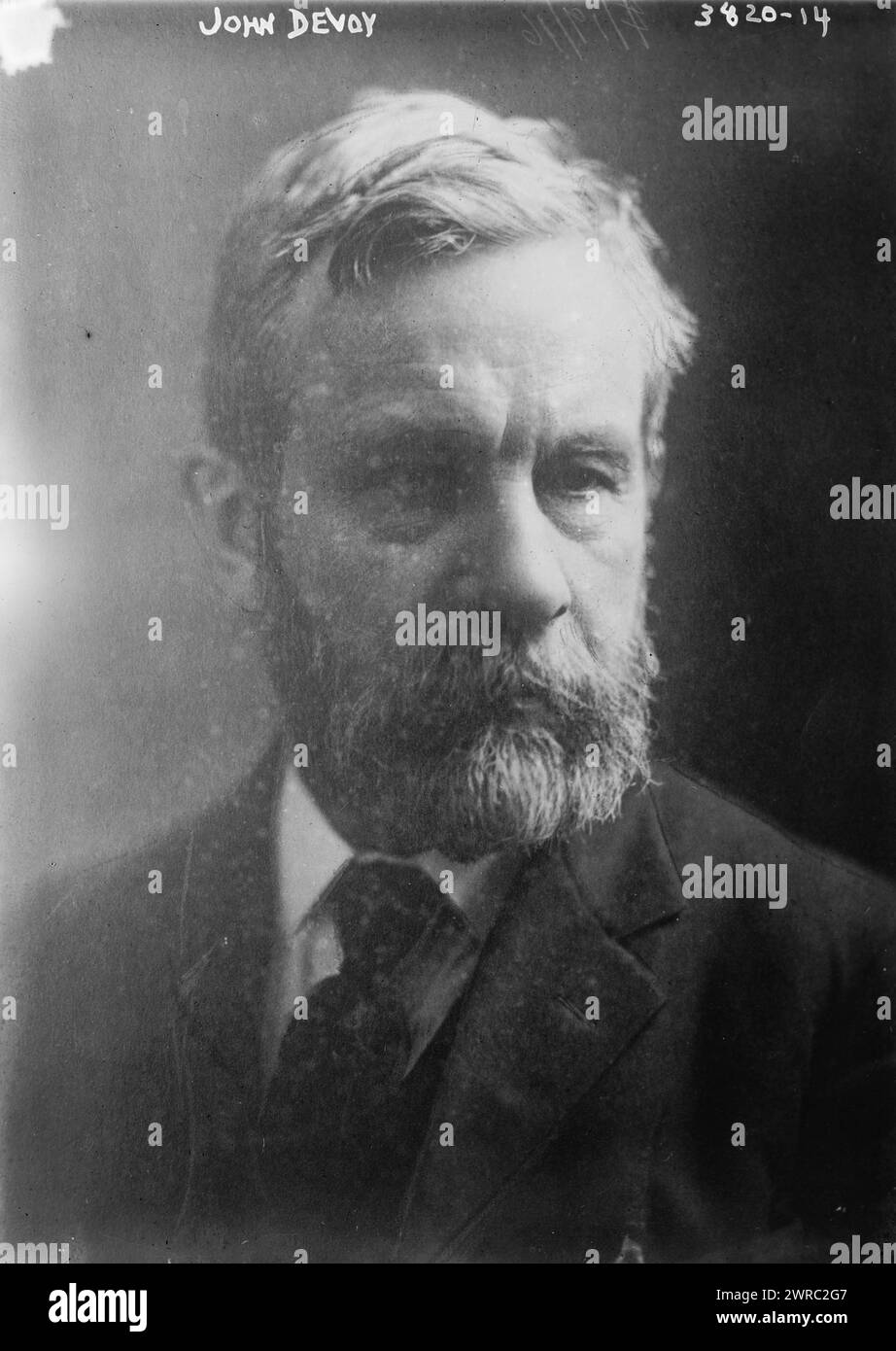 John Devoy, Foto zeigt John Devoy (1842–1928), einen irischen nationalistischen Führer., 19. April 1916, Glass negative, 1 negative: Glass Stockfoto