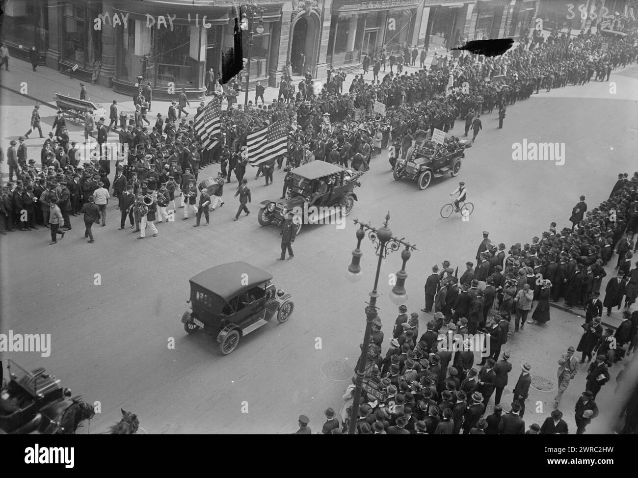 Mai Tag '16, '16, Glas negative, 1 negativ: Glas Stockfoto