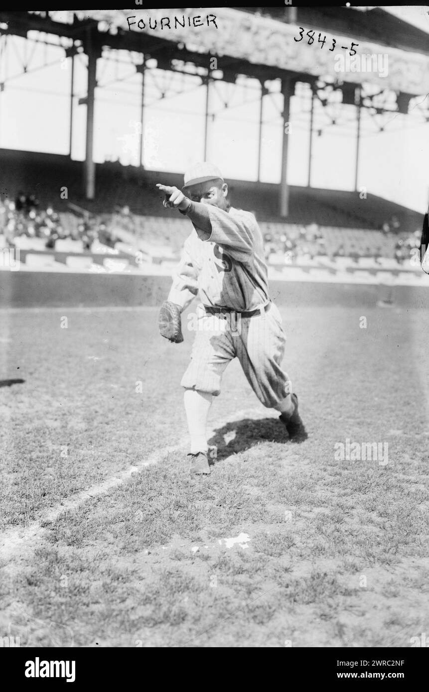 Fournier, Chisox, 1916, Glasnegative, 1 negativ: Glas Stockfoto