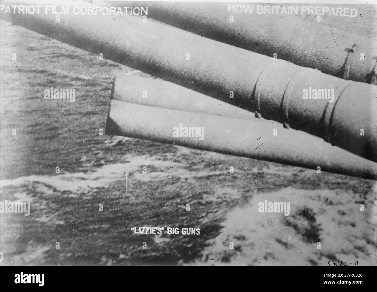 Lizzie's Big Guns, Patriot Film Corporation, How Britain Prepared, zwischen 1914 und 1920, Glass negative, 1 negative: Glass Stockfoto Lizzie's Big Guns, Patriot Film Corporation, How Britain Prepared, zwischen 1914 und 1920, Glass negative, 1 negative: Glass Stockfoto