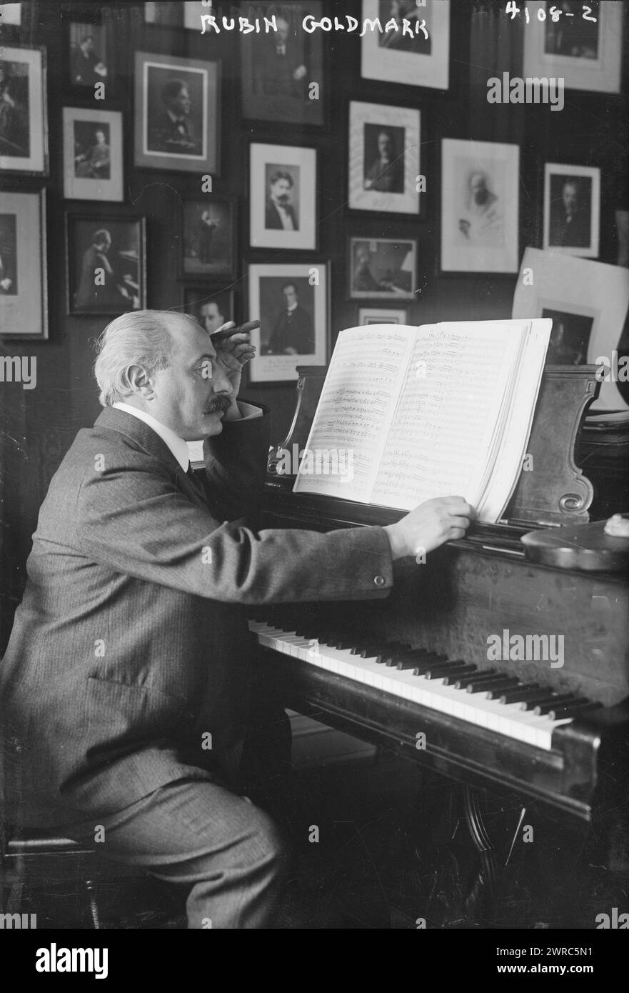 Rubin Goldmark, 28. Februar 1917, Glasnegative, 1 negativ: Glas Stockfoto