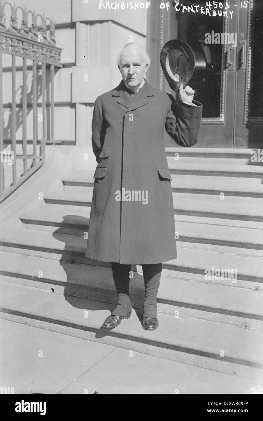 Erzbischof von Canterbury, Foto zeigt den anglikanischen Führer Cosmo Gordon lang (1864–1945), der als Erzbischof von York (1908–1928) und Erzbischof von Canterbury (1928–1942) diente., 1928. Juli 30, Glasnegative, 1 negativ: Glas Stockfoto