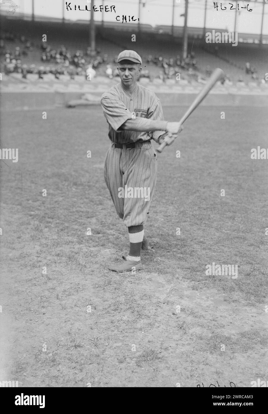 Bill Killefer, Chicago NL (Baseball), 1918, Glass negative, 1 negativ: Glass Stockfoto