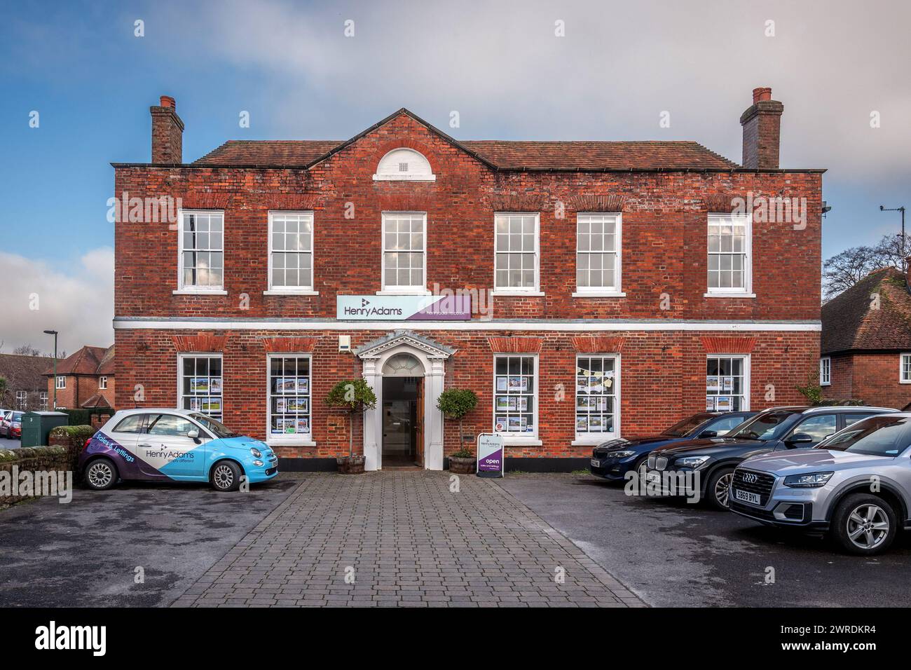 Storrington, 6. März 2024: Mulberry House Stockfoto