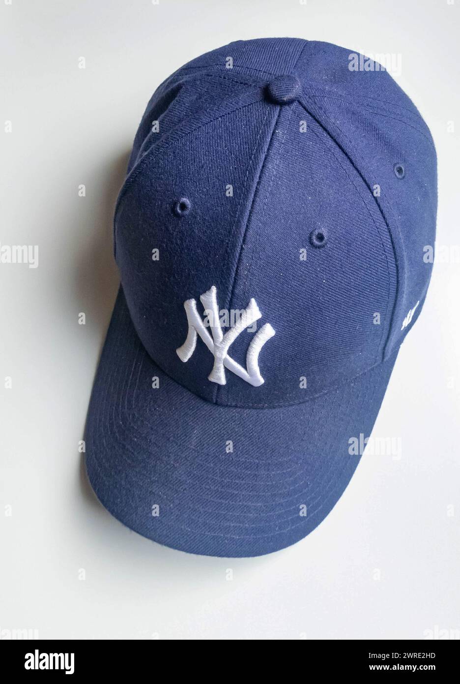 NY Yankees Baseballmütze Stockfoto