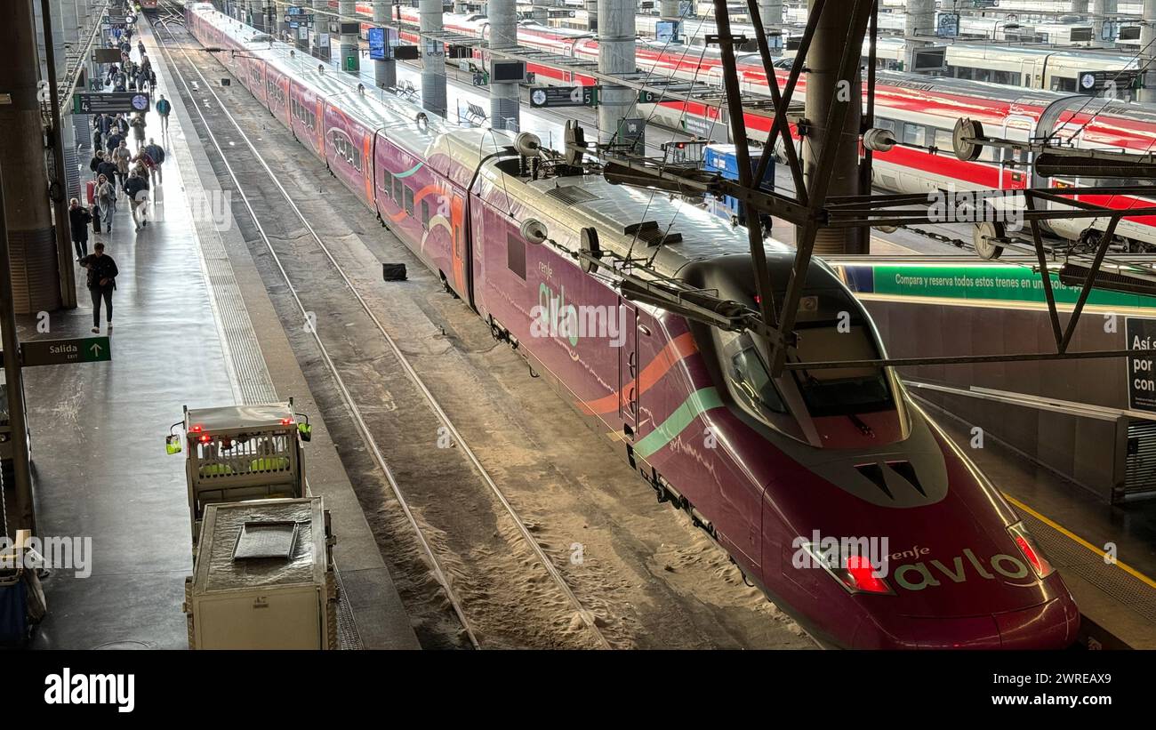 Bahnhof Atocha in Madrid Stockfoto