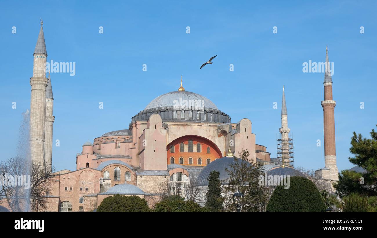 Hagia Sophia Moschee Museum in Istanbul Türkei Stockfoto
