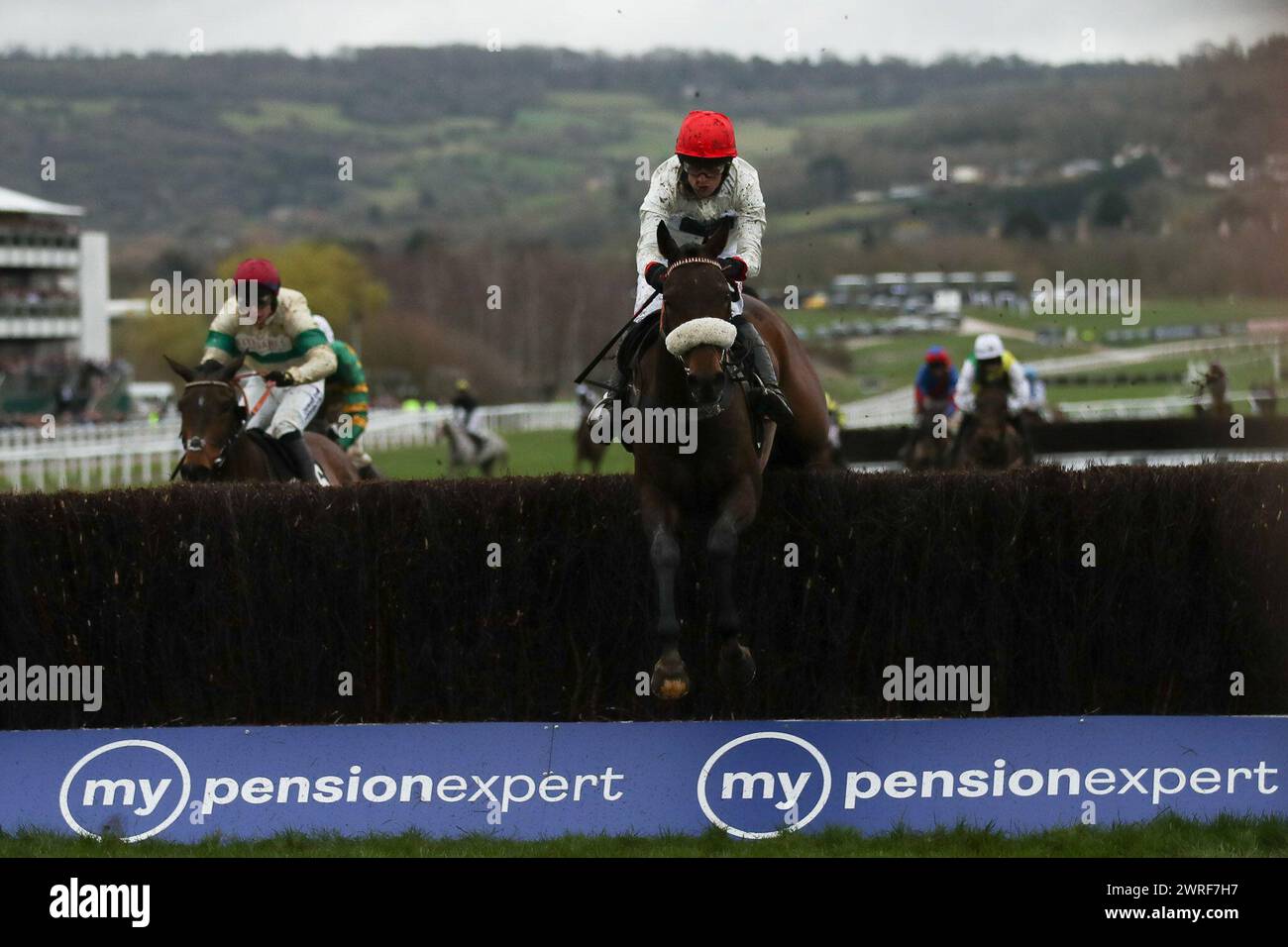 Chianti Classico mit David Bass an Bord gewinnt das Ultima Handicap Tureple Chase Rennen am 1. Tag des Cheltenham Festivals im Prestbury Park, Cheltenham, Großbritannien am 14. März 2023. Foto von Ken Sparks. Nur redaktionelle Verwendung, Lizenz für kommerzielle Nutzung erforderlich. Keine Verwendung bei Wetten, Spielen oder Publikationen eines einzelnen Clubs/einer Liga/eines Spielers. Quelle: UK Sports Pics Ltd/Alamy Live News Stockfoto