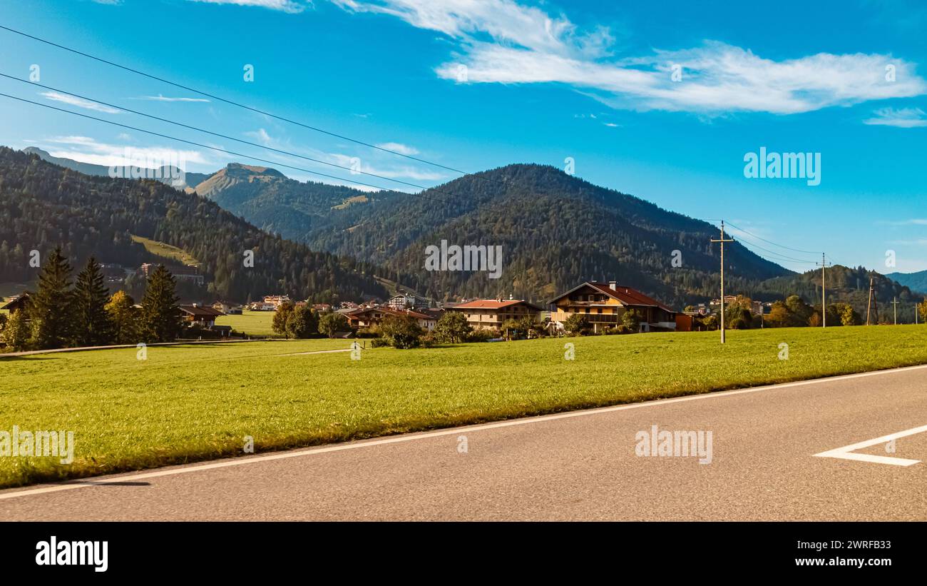 Alpensommerblick bei Christlum, Achensee, Schwaz, Tirol, Österreich Christlum, AX 001 Stockfoto