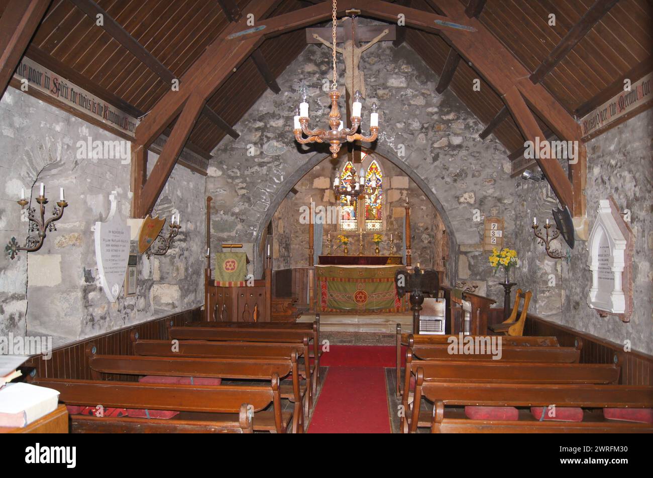 Saint Kildas Episcopal Church, Lochbuie, Isle of Mull, Schottland Stockfoto