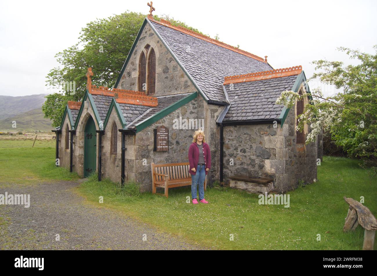 Saint Kildas Episcopal Church, Lochbuie, Isle of Mull, Schottland Stockfoto