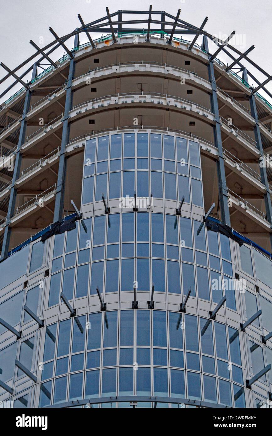 Ein Angel Square Manchester wird 2011 gebaut. Stockfoto