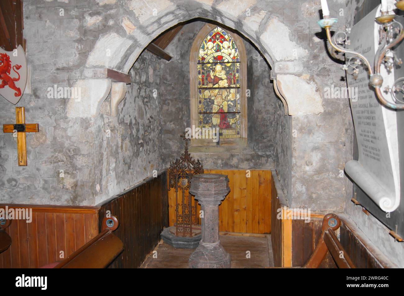 Saint Kildas Episcopal Church, Lochbuie, Isle of Mull, Schottland Stockfoto