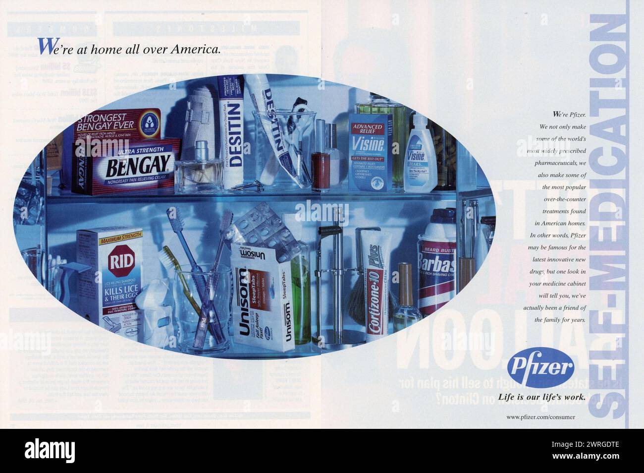 Vintage-Magazin „Time“, Ausgabe des Werbespots vom 11. Januar 1999, USA Stockfoto